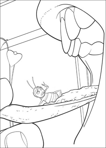 Barry In The Mouth  Coloring Page